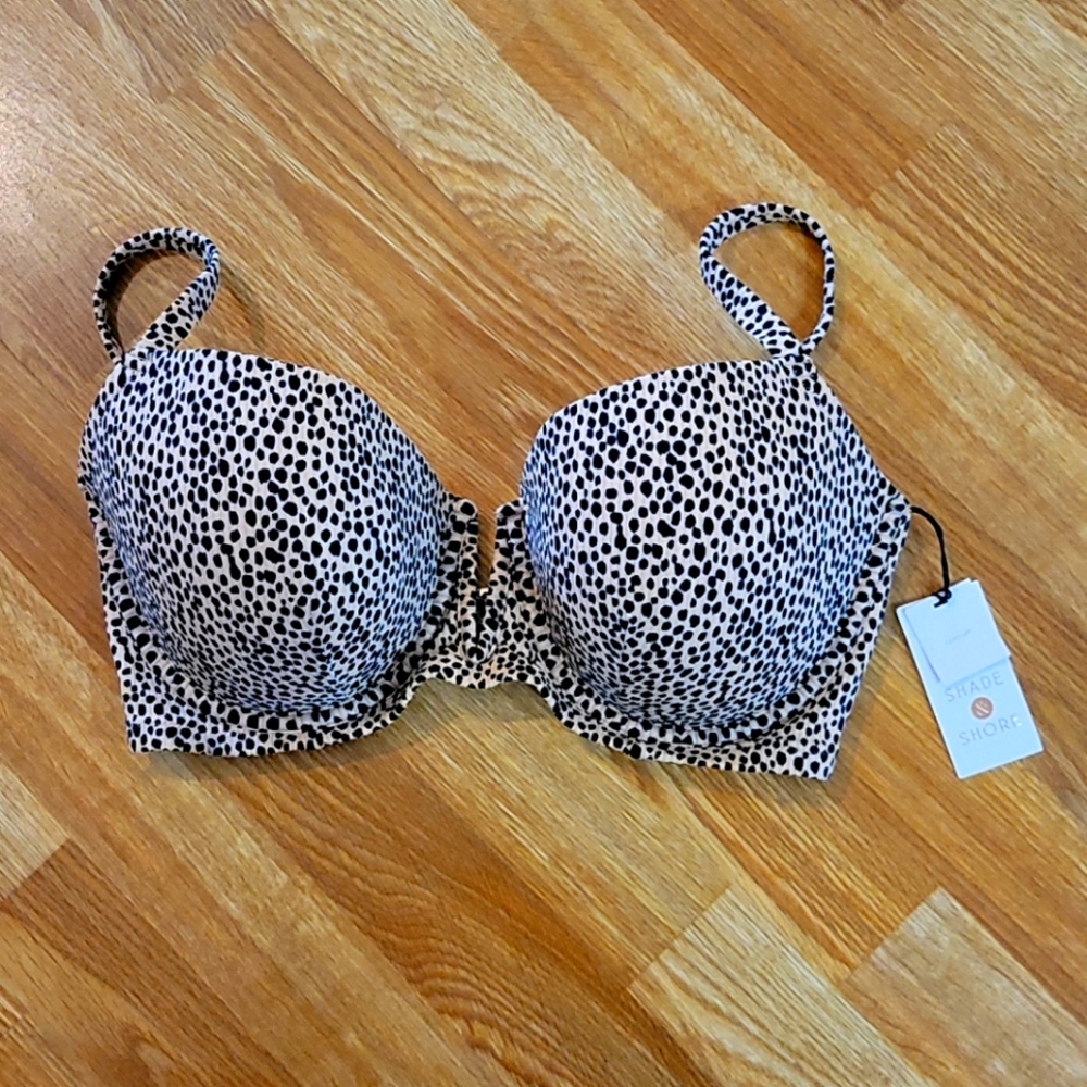 Cheetah Print Bikini Top